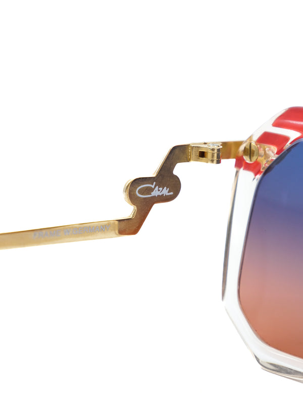 Cazal Model 260 Clear Geometric Sunglasses Accessory arcadeshops.com