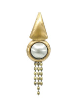 Artisan Brass Drop Earrings Accessory arcadeshops.com