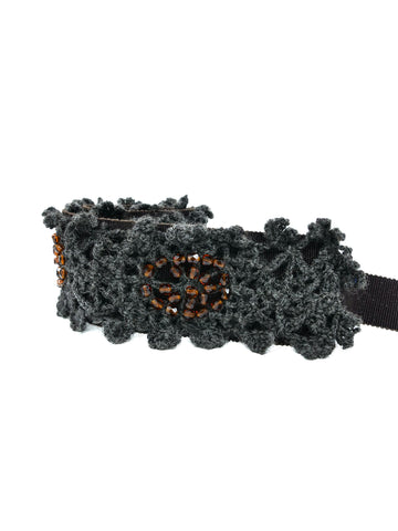 Prada Beaded Crochet Ribbon Belt display picture 3