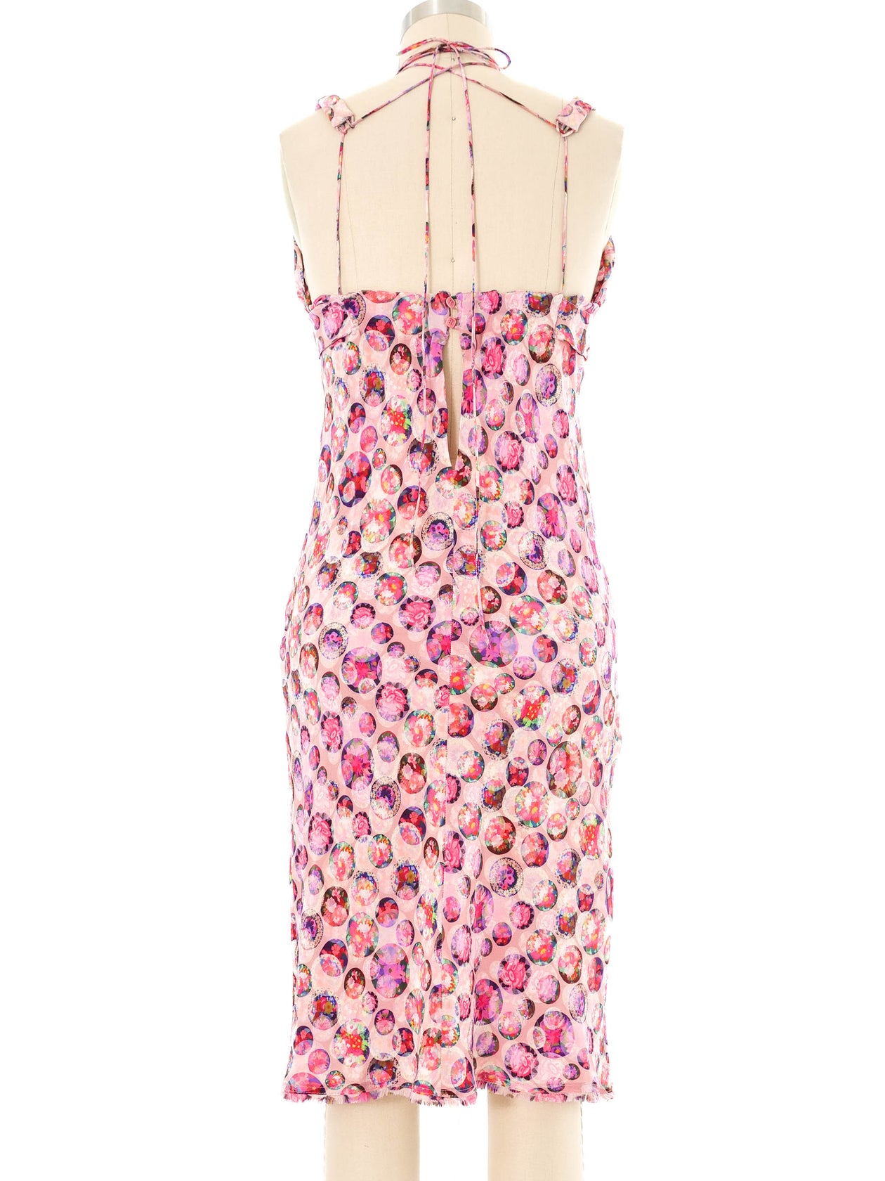 2000s Fendi Floral Silk Dress 2000s Fendi Floral Silk Dress
