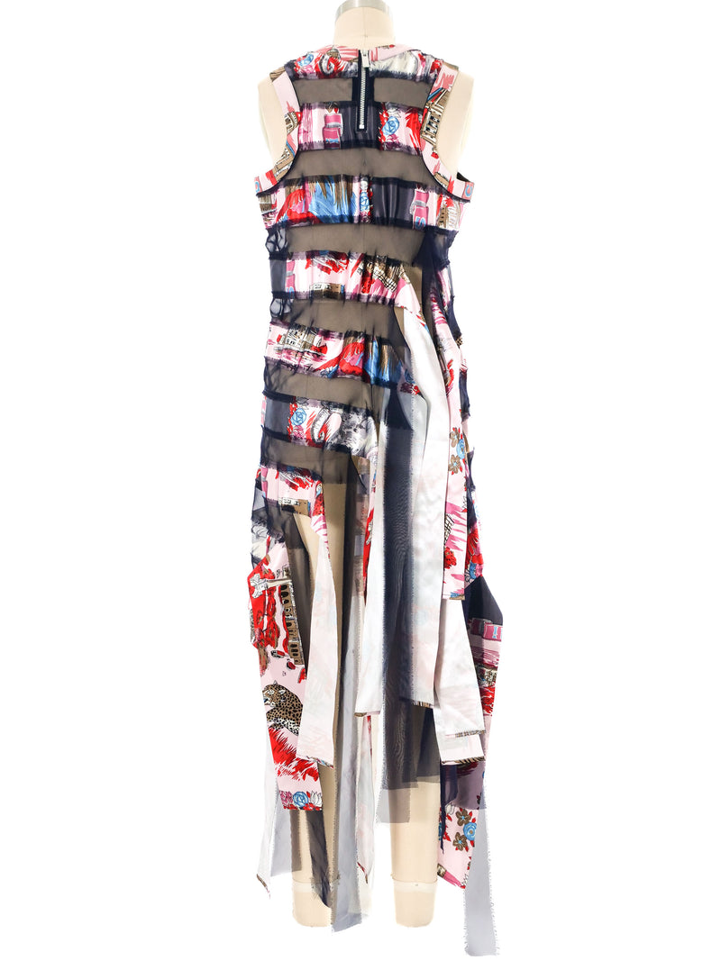 Sacai Striped Ribbon Dress Dress arcadeshops.com