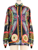 Hermes Feux d'artifice Blouse Top arcadeshops.com