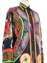 Hermes Feux d'artifice Blouse Top arcadeshops.com