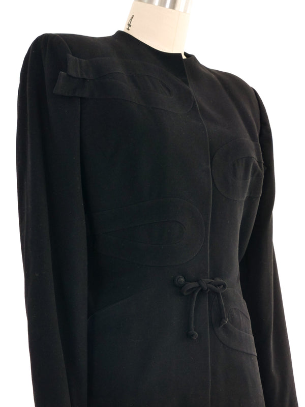 1940s Gilbert Adrian Applique Jacket
