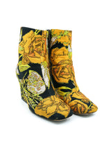 2018 Dries Van Noten Marigold Brocade Boots, 38.5 Accessory arcadeshops.com