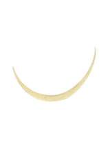 Goldtone Oversized Crescent Brooch Accessory arcadeshops.com