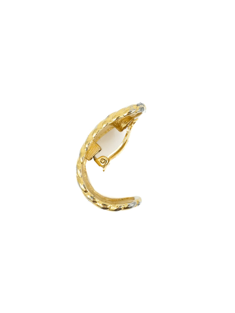 Givenchy Goldtone Half Hoop Earrings Accessory arcadeshops.com