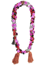 Art to Wear Pink Embellished Rope Necklace Accessory arcadeshops.com