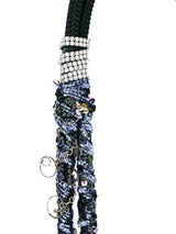 Art to Wear Black Embellished Rope Necklace Accessory arcadeshops.com