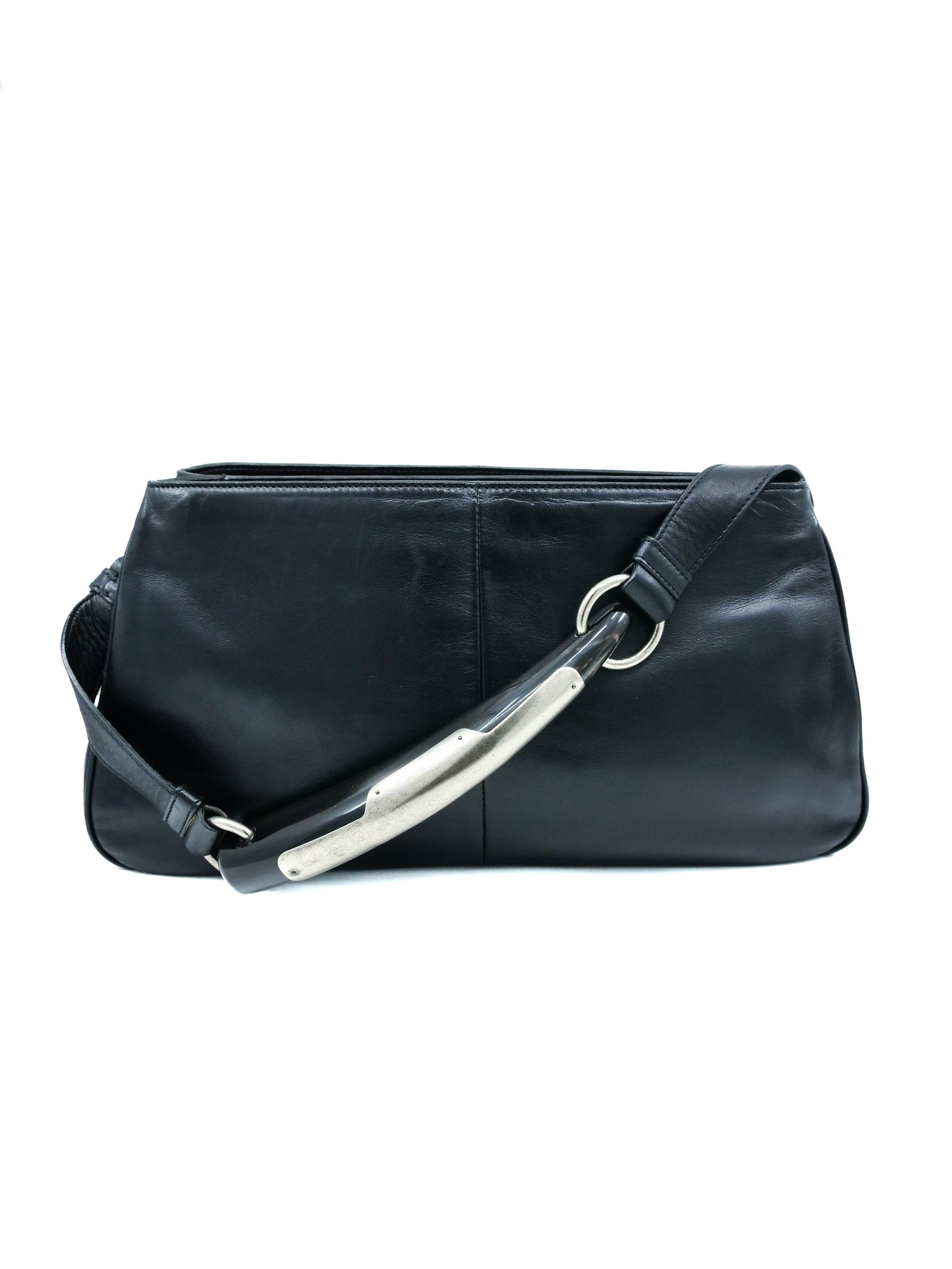 Yves Saint Laurent Mombasa Handle Leather Bag