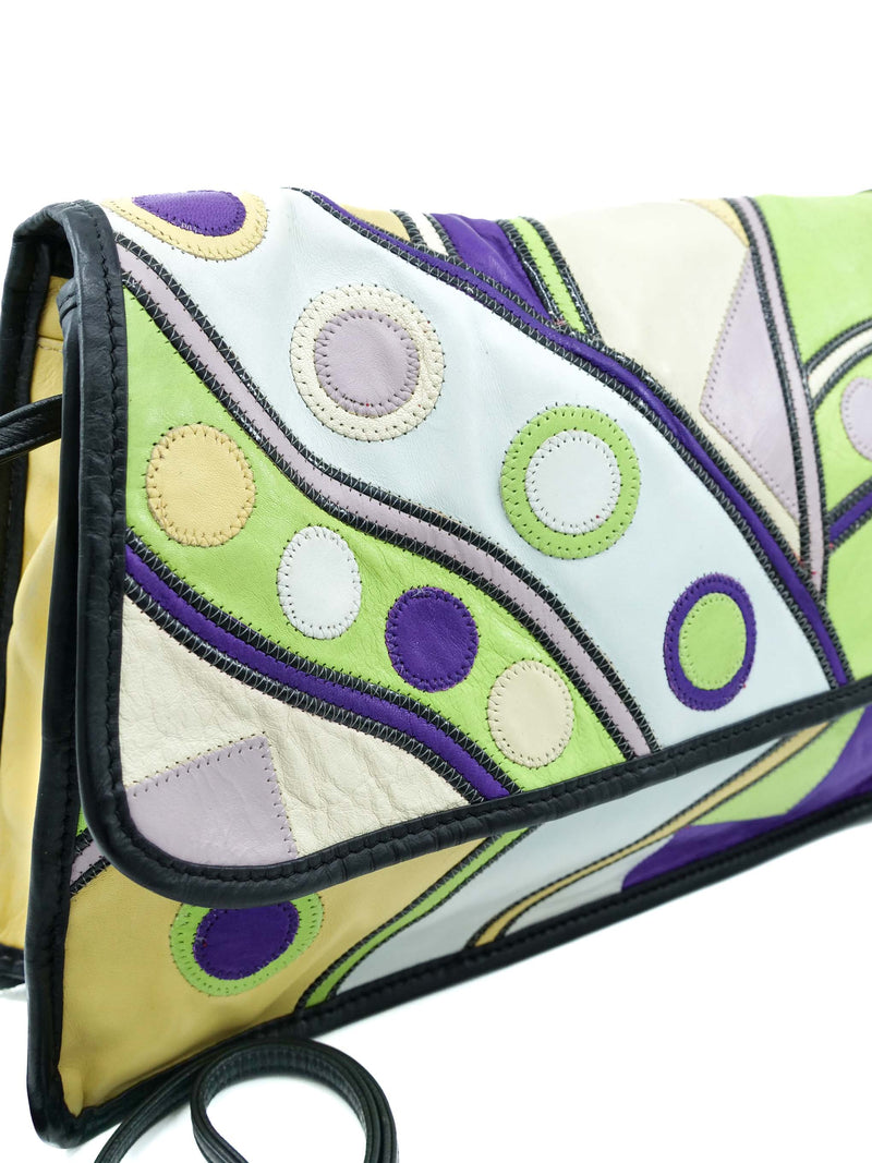 Carlos Falchi Colorful Patchwork Bag Accessory arcadeshops.com