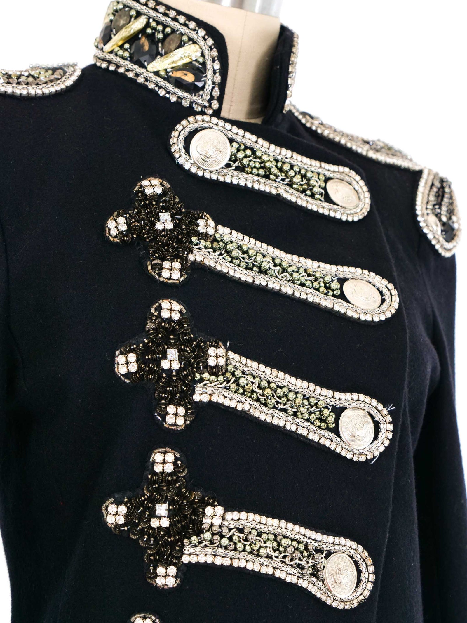 2009 Balmain Embellished Military Jacket