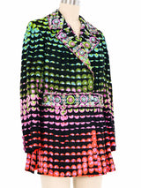 1960s Colt Orient Psychedelic Bead Embellished Blazer Jacket arcadeshops.com