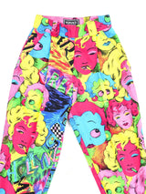 1991 Versace Pop Art Andy Warhol Marilyn Monroe X Betty Boop Trousers Bottom arcadeshops.com