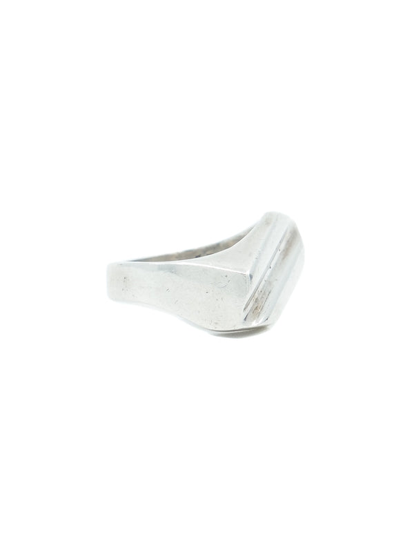 Beveled Geometric Sterling Silver Ring