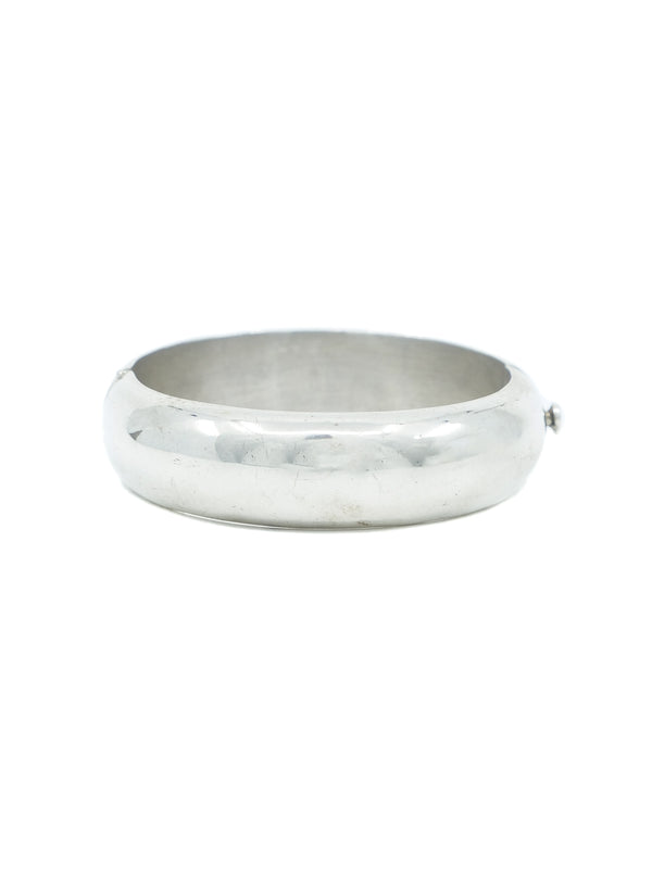 Mexican Sterling Silver Hinged Bangle Accessory arcadeshops.com