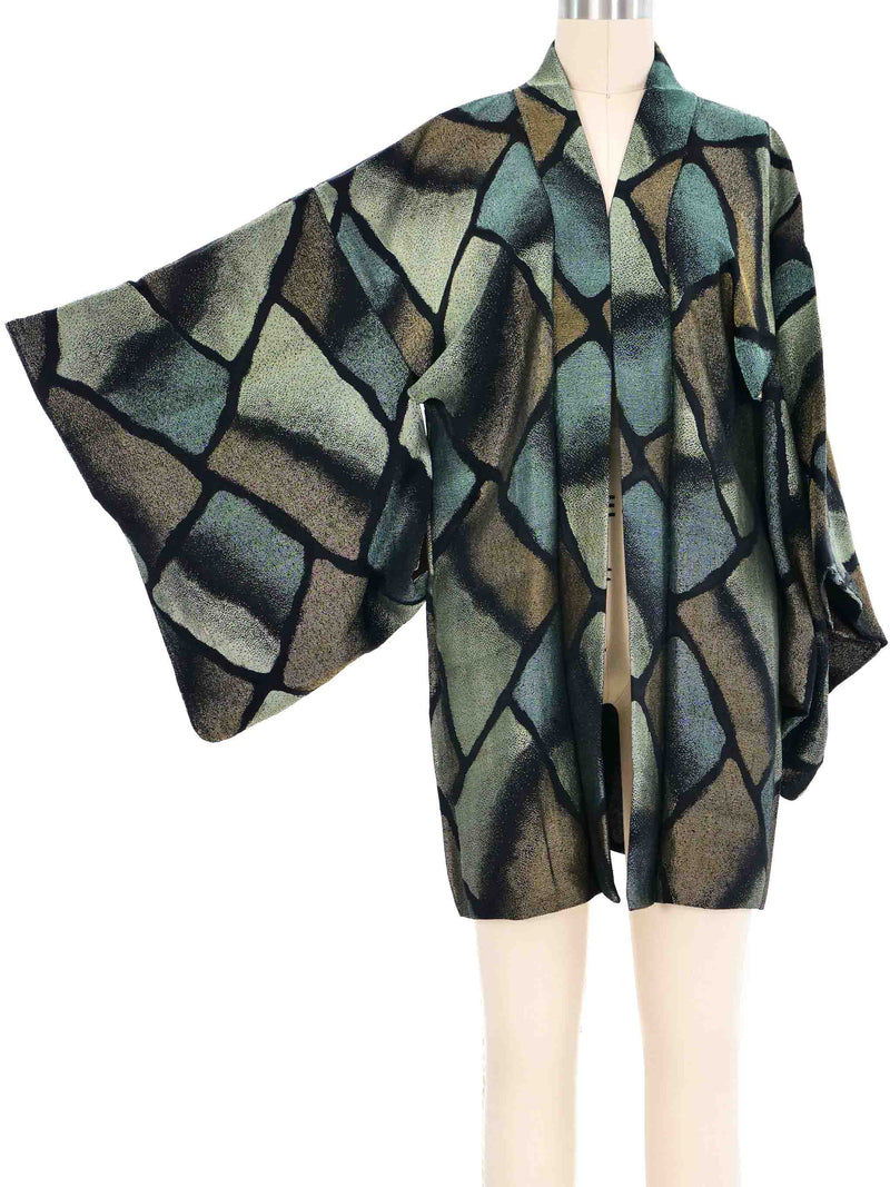 Metallic Stained Glass Kimono Jacket arcadeshops.com