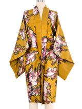 Ochre Watercolor Kimono Jacket arcadeshops.com