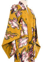 Ochre Watercolor Kimono Jacket arcadeshops.com