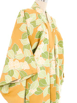 Caramel Green Floral Kimono Jacket arcadeshops.com