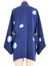 Navy Embroidered Kimono Jacket arcadeshops.com