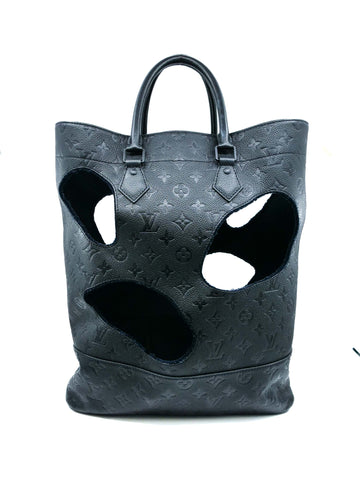 Louis Vuitton Comme Des Garcons Bag With Holes Monogram Empreinte Tote
