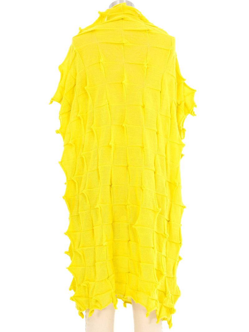 Issey Miyake Neon Textured Knit Dress Dress arcadeshops.com