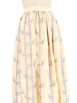 Oscar de la Renta Embroidered Silk Ball Skirt Bottom arcadeshops.com