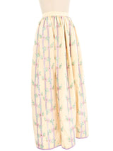 Oscar de la Renta Embroidered Silk Ball Skirt Bottom arcadeshops.com