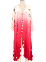 Scalloped Silk Butterfly Kimono Jacket arcadeshops.com