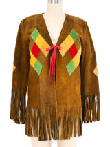 1970s Fringed Suede Jacket Jacket arcadeshops.com