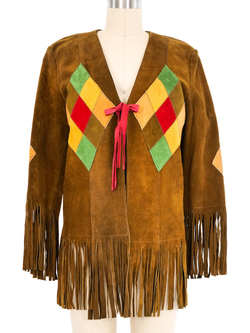 1970s Fringed Suede Jacket Jacket arcadeshops.com