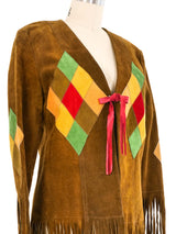 1970s Fringed Suede Jacket Jacket arcadeshops.com