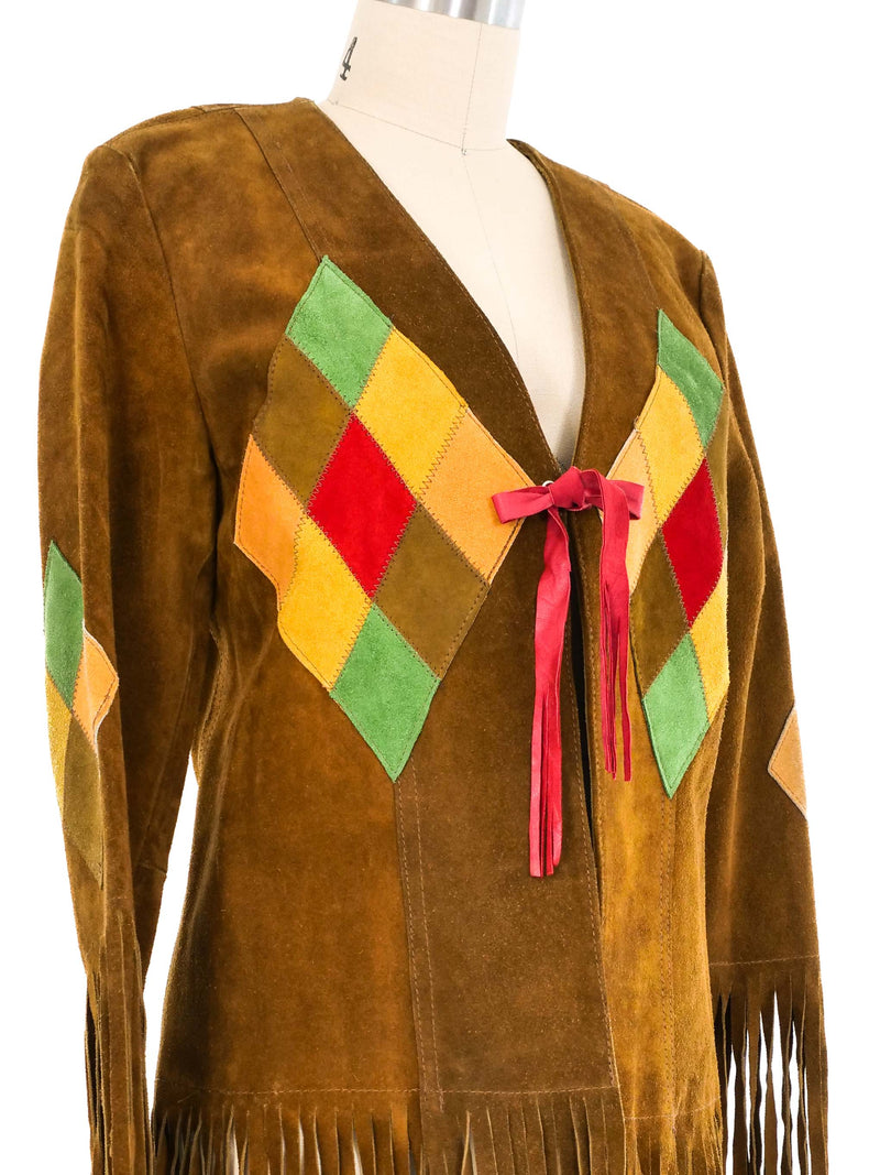 1970s Fringed Suede Jacket Jacket arcadeshops.com