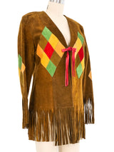1970s Fringed Suede Jacket Jacket arcadeshops.com