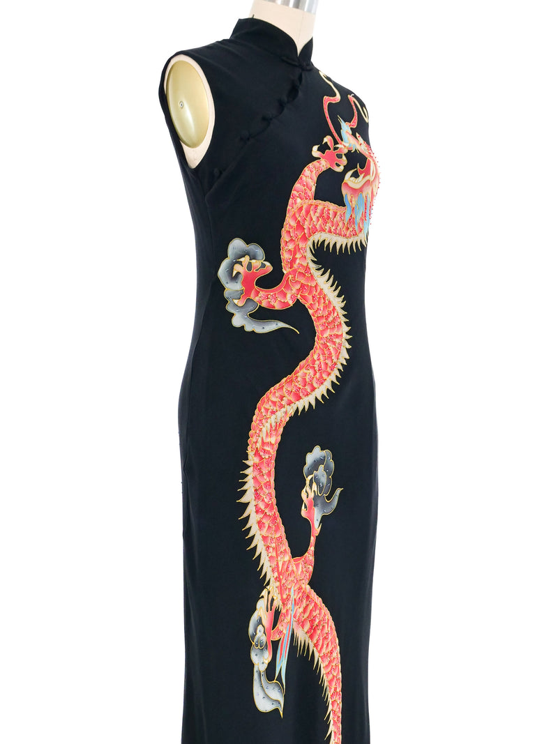 Sue Wong Cheongsam Dragon Dress Sue Wong Cheongsam Dragon Dress