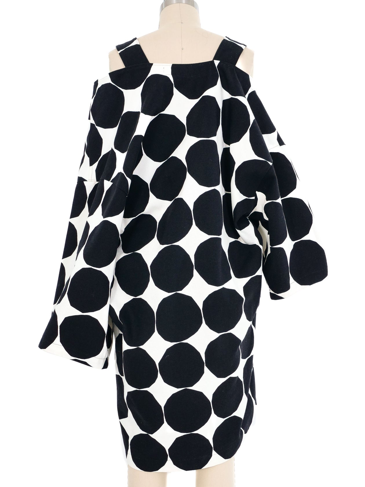 2018 Junya Watanabe Marimekko Asymmetrical Dot Print Dress