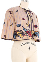 Embroidered Bolero Jacket Jacket arcadeshops.com