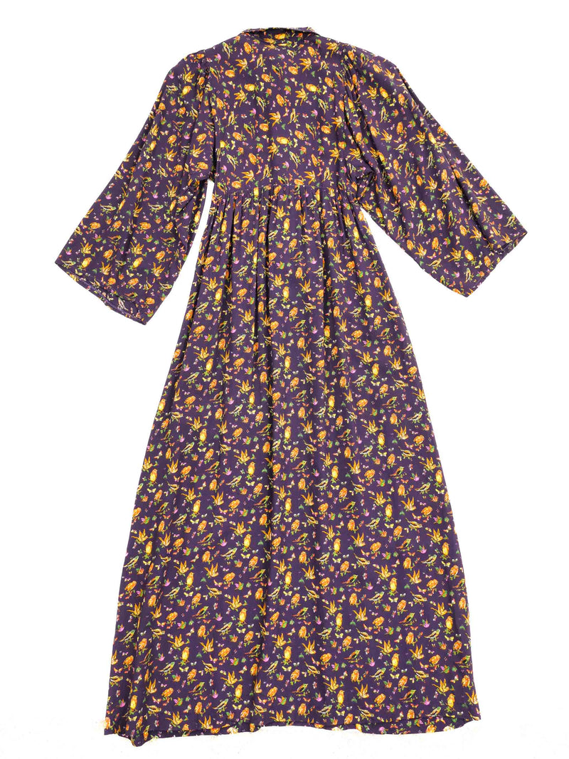 1970s Lee Bender Canary Print Dress Dress arcadeshops.com