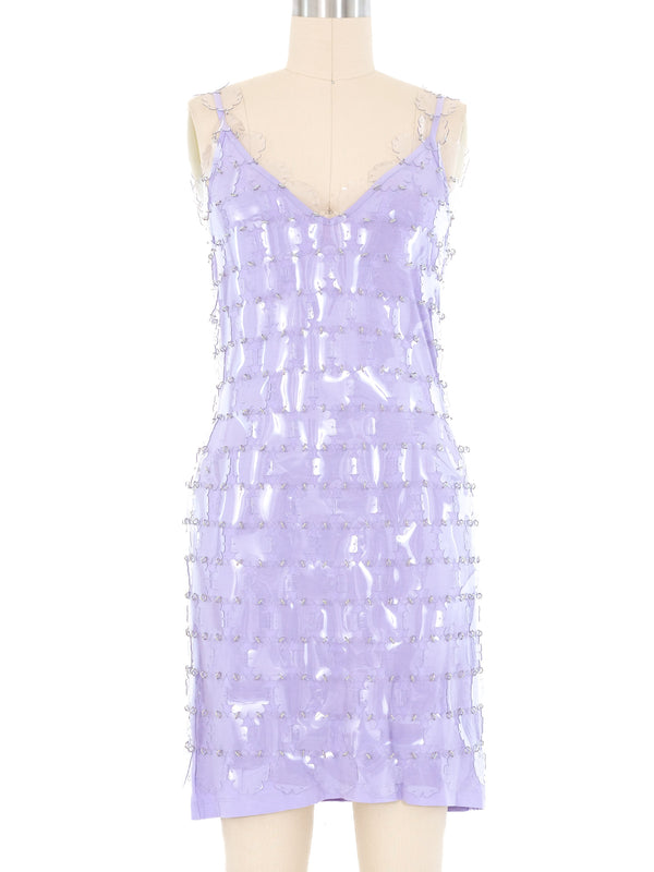 Paco Rabanne PVC Floral Mini Dress Dress arcadeshops.com