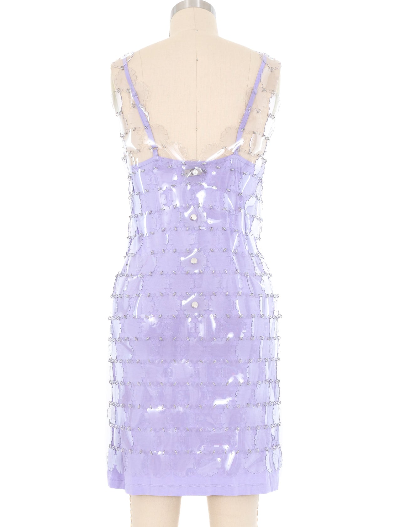 Paco Rabanne PVC Floral Mini Dress