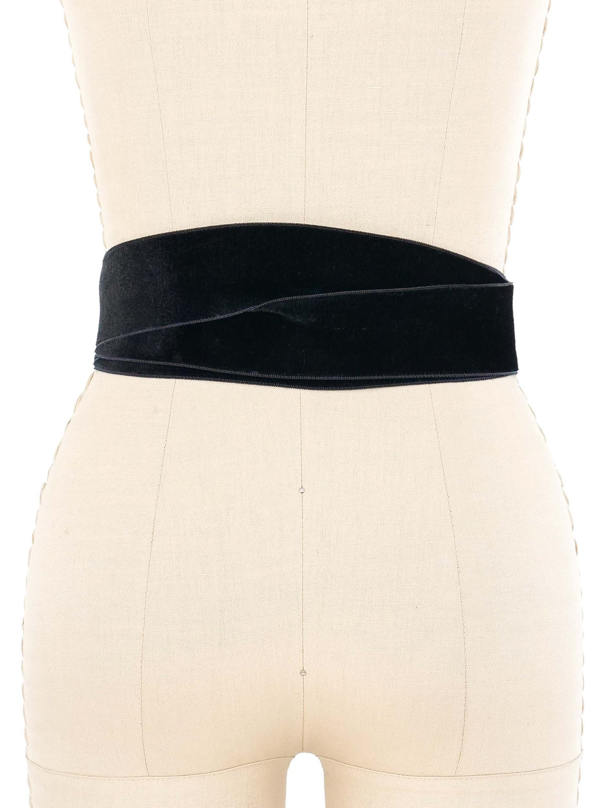Chanel Velvet Wrap Around Waist Belt display picture 2