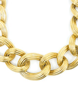 Ribbed Chain Link Collar Necklace Accessory arcadeshops.com