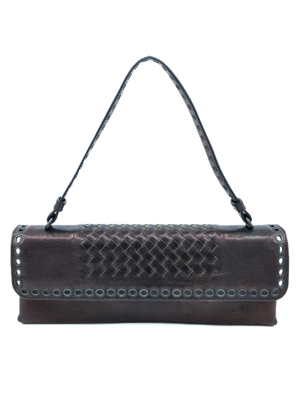 Bottega Veneta Woven Leather Baguette Bag Accessory arcadeshops.com