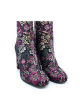 Saint Laurent Foral Brocade Boots, 37.5 Accessory arcadeshops.com