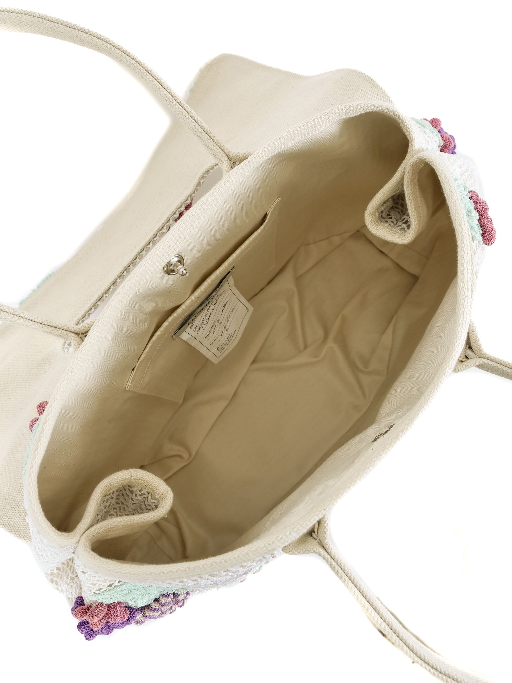 clutchgolf weekend bags Upcycled Grape Crochet Medium Weekend Bag