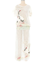 Crane Embellished Crochet Maxi Dress Dress arcadeshops.com