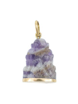 14k Purple Jade Buddha Charm Fine Jewelry arcadeshops.com