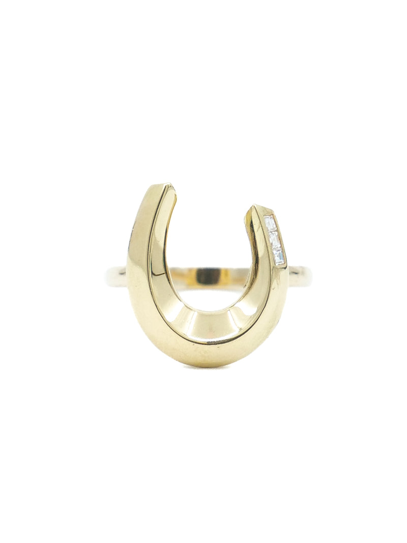 14k Horseshoe Ring Fine Jewelry arcadeshops.com