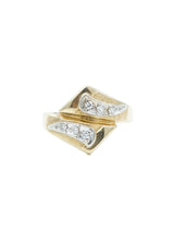 14k Gold Geometric Bypass Ring Fine Jewelry arcadeshops.com